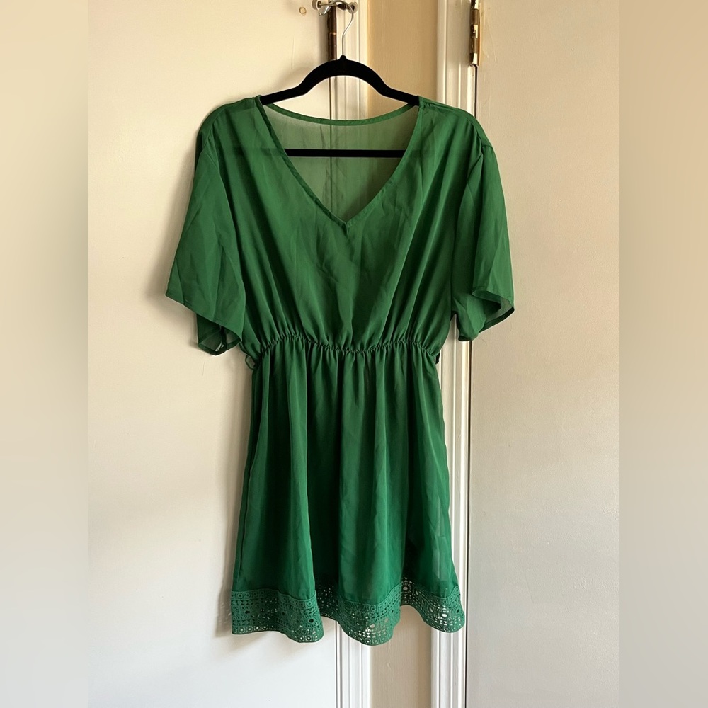 Green sheer coverup